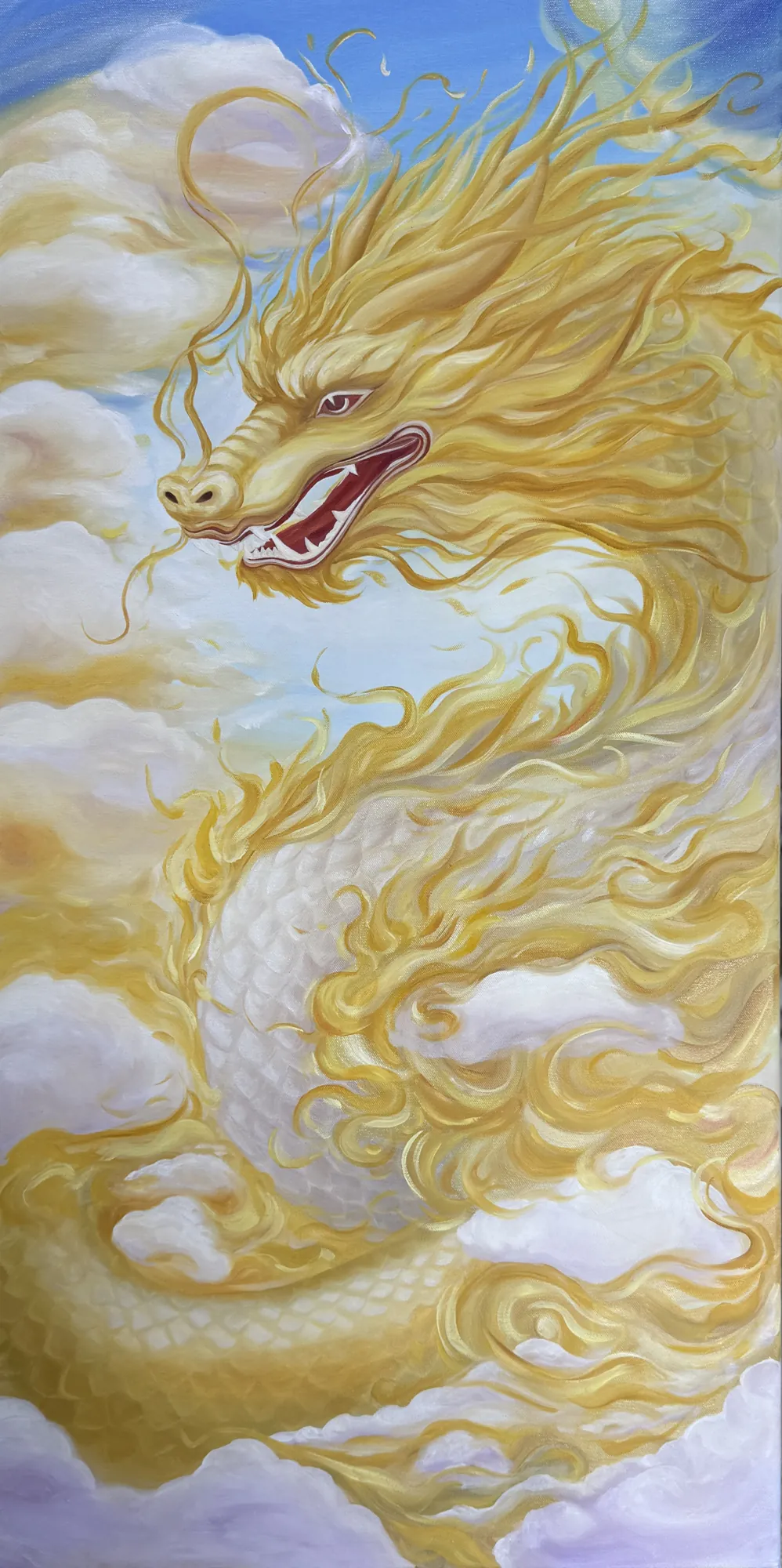 Featured vertical painting